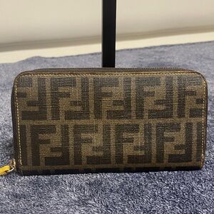 Fendi PVC Zippy Wallet